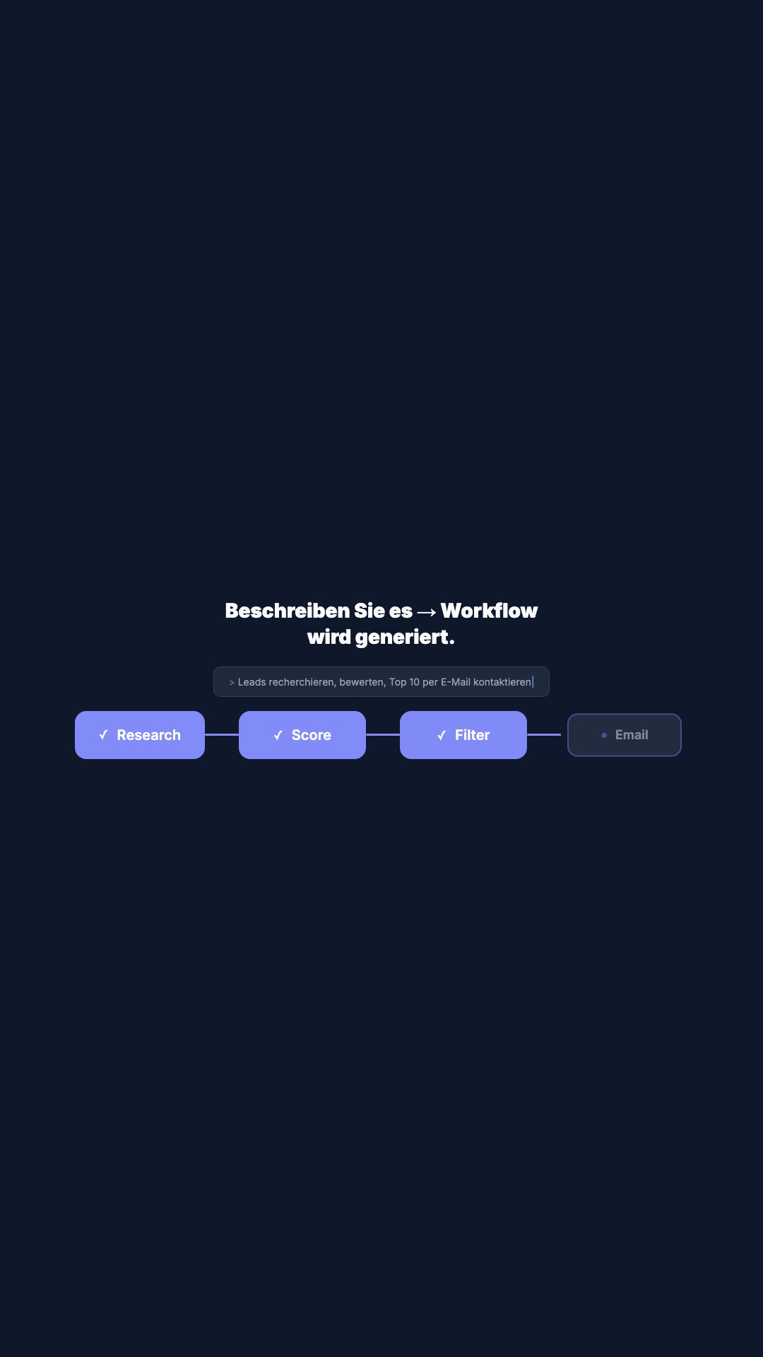 Workflow-Generator (Vertikal)