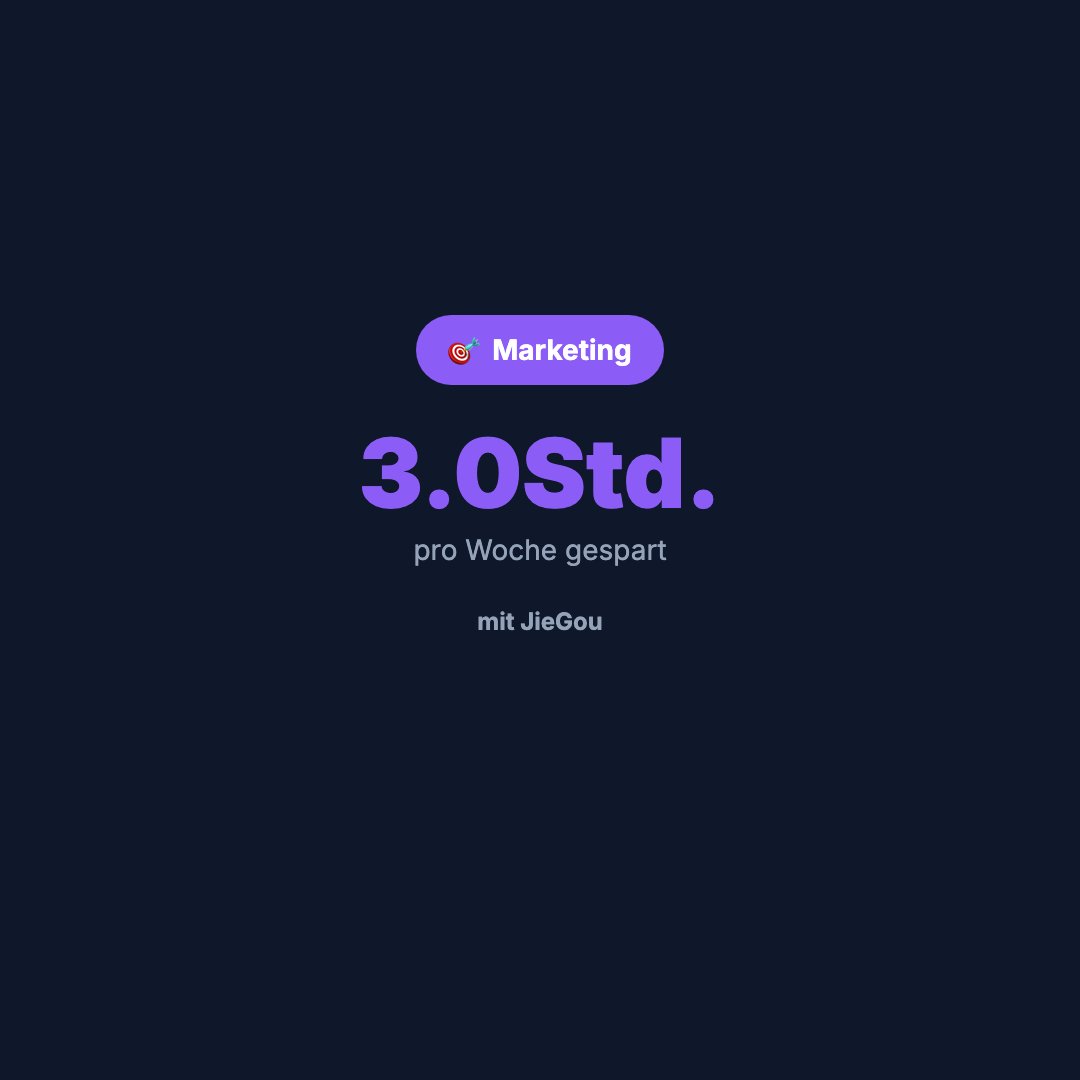 Marketing Zeitersparnis (Quadrat)