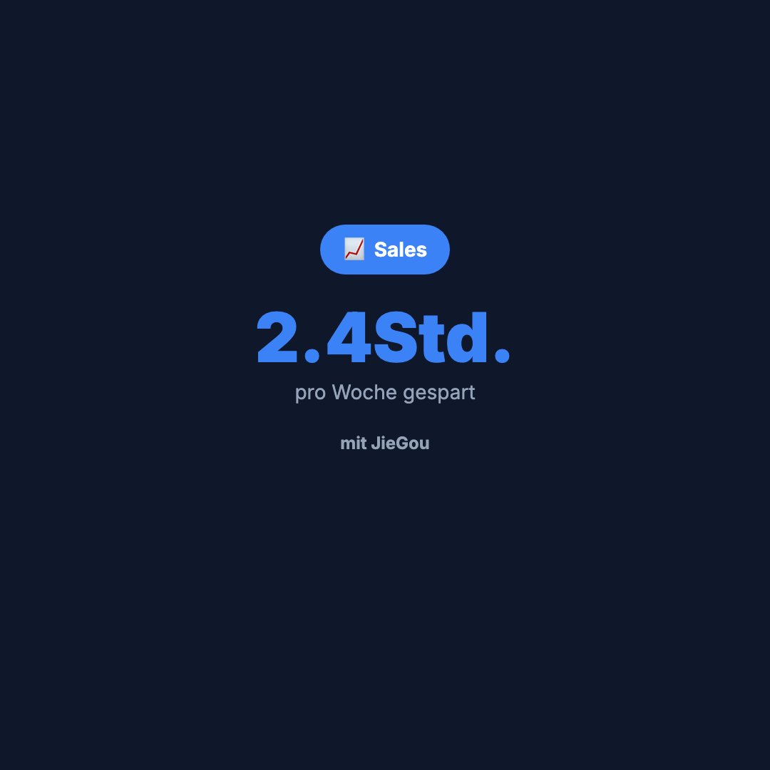 Vertrieb Zeitersparnis (Quadrat)